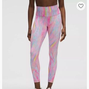 Lululemon Wunder Train High-Rise Tight 25" Psychedelic